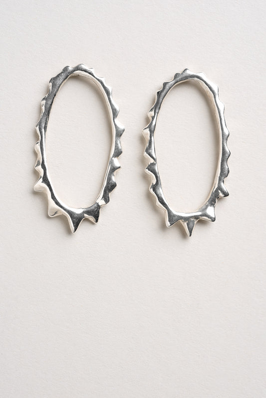 Boucles d'oreilles Éclipse distorsionée